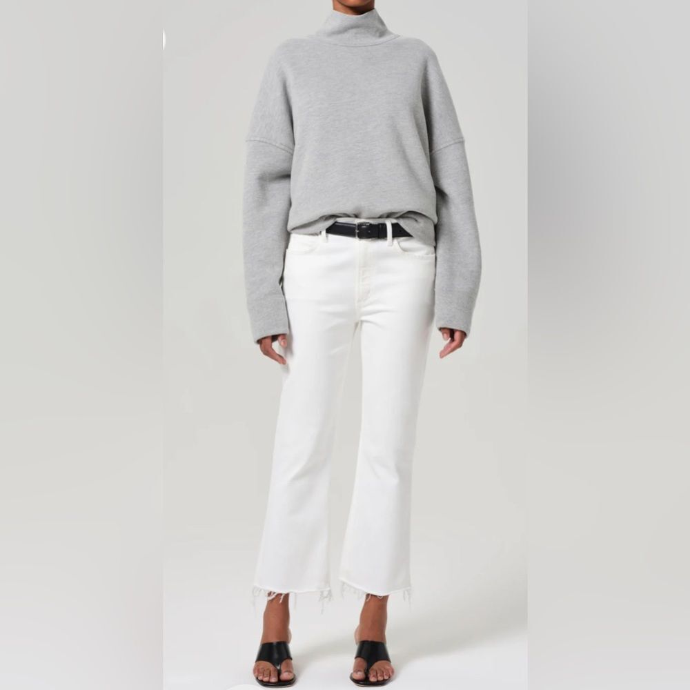 Citizens Of Humanity White Flare Jeans